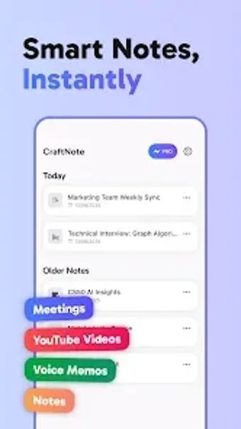 Image 0 for CraftNote  AI Note Taker