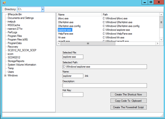 Image 0 for Powershell Shortcut Build…