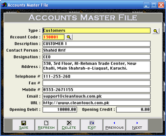 Image 0 for Cleantouch Accounts XP 20…