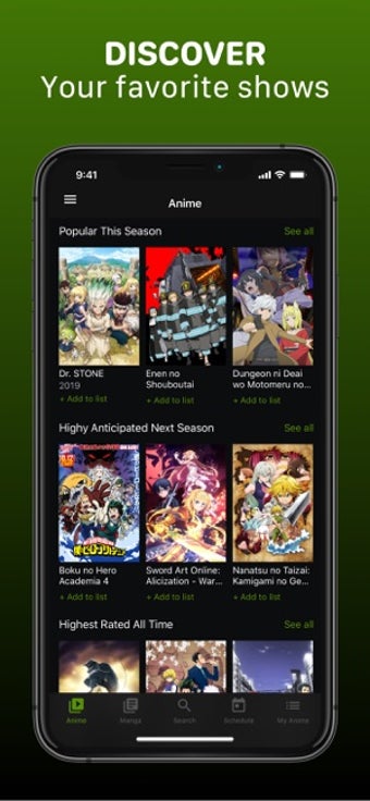 Image 3 for Anime apps: TV Shows & Mo…