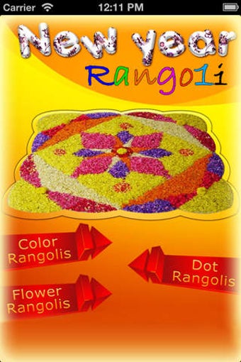 Image 0 for NewYear Rangoli