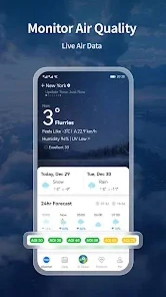 Image 0 for MojiWeather: Weather Rada…