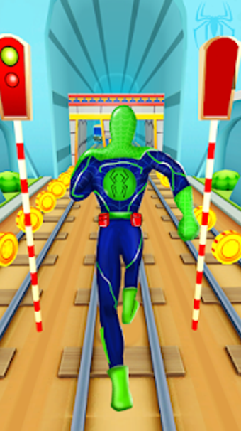 Image 2 for Subway Spider Hero Man Ad…