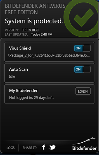 Image 0 for Bitdefender Antivirus Fre…
