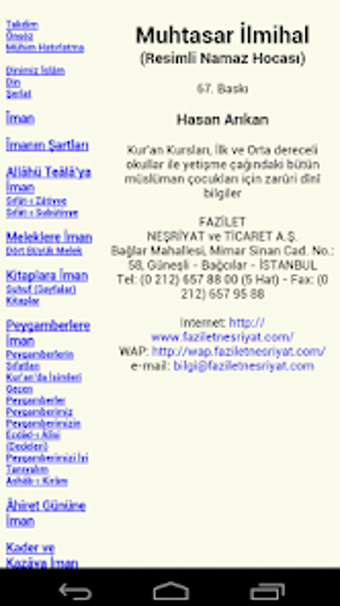 Image 0 for Muhtasar İlmihal