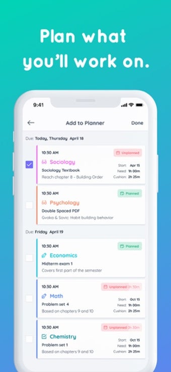 Image 0 for Shovel - Study Planner