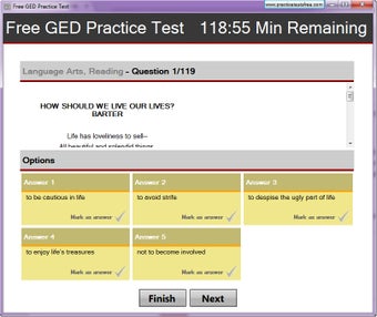 Imagen 1 para Free GED Practice Test
