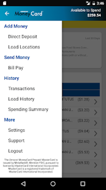 Imagen 3 para Amscot MoneyCard