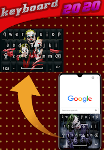 Image 1 for keyboard theme for joker …
