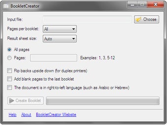Image 0 for BookletCreator