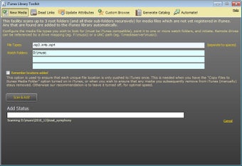 Imagen 0 para iTunes Library Toolkit