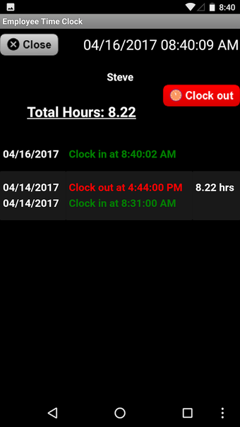 Image 1 for Employee Time Clock
