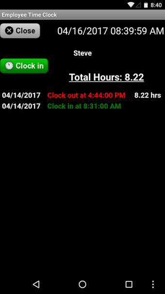 Image 2 for Employee Time Clock