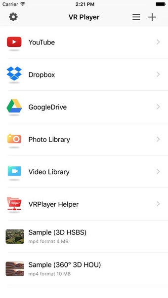 Image 1 for VRPlayer : 2D & 3D & 360'…