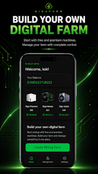 Imagen 0 para GigaCloudFarm miner