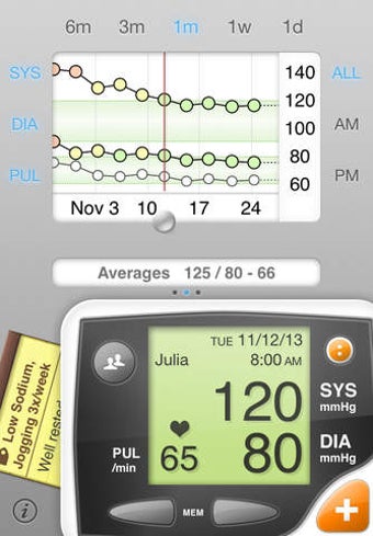 Imagen 0 para Blood Pressure -- BP Trac…