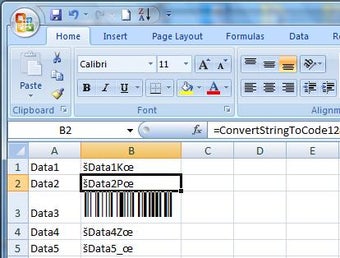 Imagen 0 para Code 128 Excel Add In