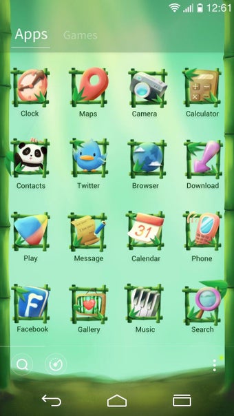 Image 2 for Panda GO Launcher Theme