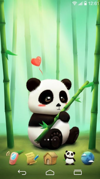 Imagen 1 para Panda GO Launcher Theme