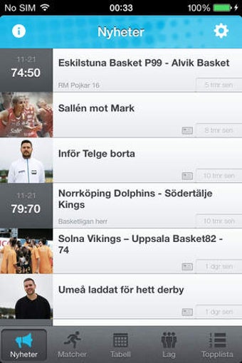 Image 0 for Basketappen Live