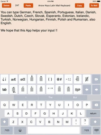 Imagen 0 para Arrow Keys Latin Mail Key…