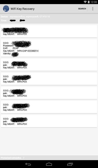 Image 1 for [ROOT] Wifi key recovery