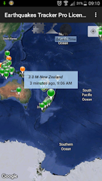 Imagen 2 para Earthquakes Tracker Pro