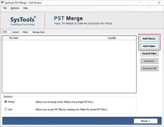 Image 0 for SysTools PST Merger Softw…