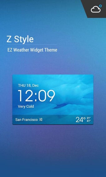 Image 0 for Z Style Weather Widget