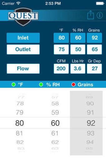 Imagen 0 para Quest Psychrometric Calcu…