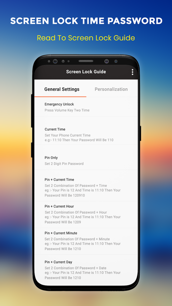 Image 0 for Live Time Password Lock S…