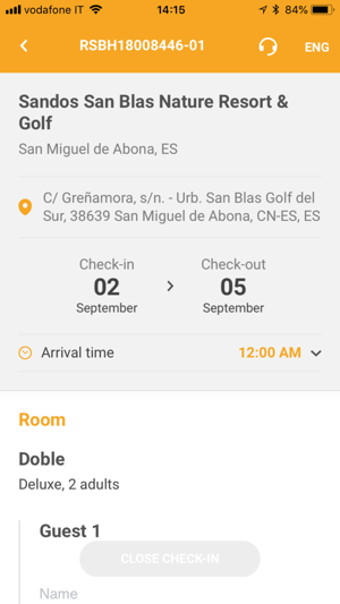 Image 0 for Online Check-in - Sandos …
