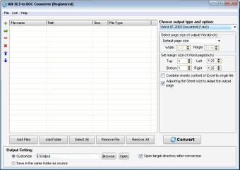 Image 0 for Ailt XLS to DOC Converter