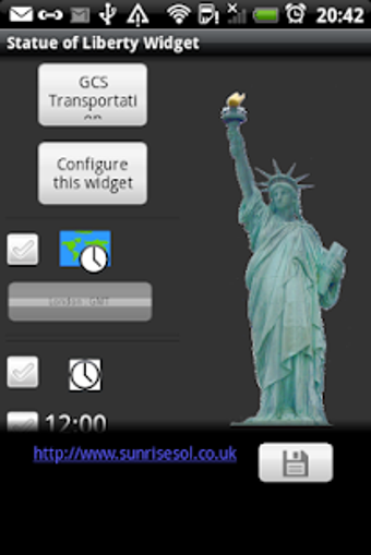 Image 2 for Statue of Liberty Widget