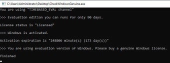 Image 0 for CheckWindowsGenuine