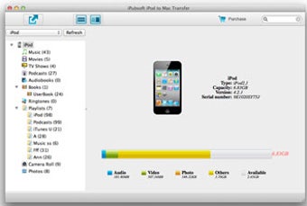 Imagen 0 para iPubsoft iPod to Mac Tran…