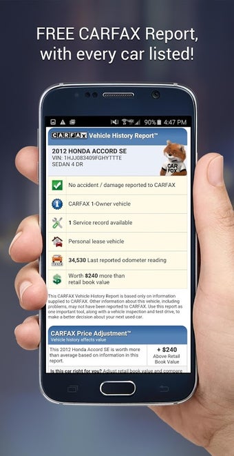 Image 0 for CARFAX Find Used Cars for…