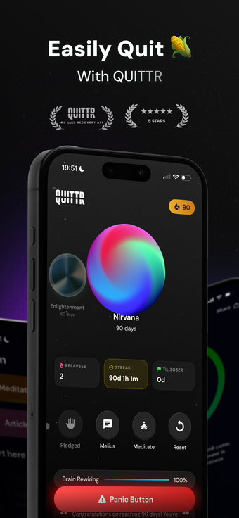 Image 0 for QUITTR: Become Free