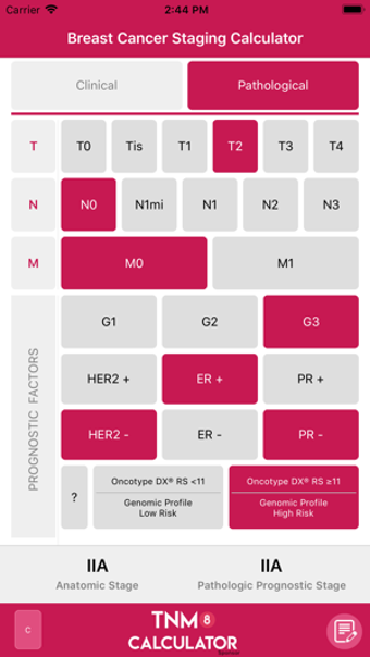 Image 0 for TNM8 Breast Cancer Calcul…