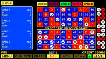 Imagen 2 para Keno Four Card