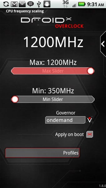 Image 1 for Droid Overclock