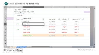 Image 0 for ComponentOne Spreadsheet …