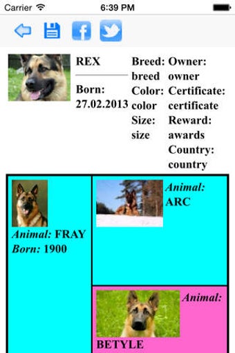 Image 0 for Pedigree of the Animal