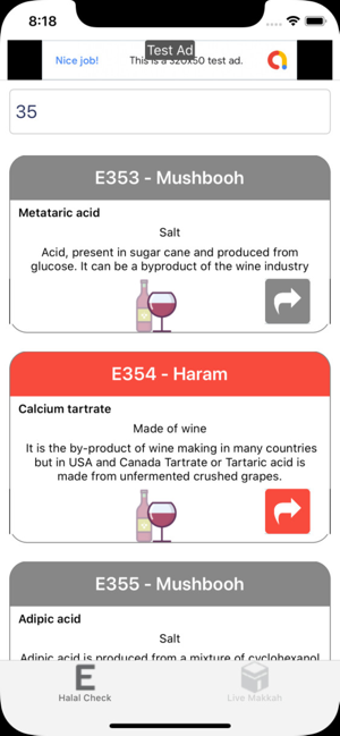 Image 0 for Halal Check E-Numbers