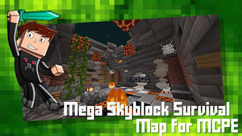 Imagen 1 para Mega Skyblock Survival Ma…