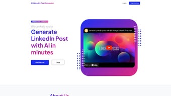 Image 0 for LinkedIn Post Generator A…