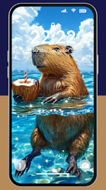 Image 0 for Capybara Vibes Wallpaper …