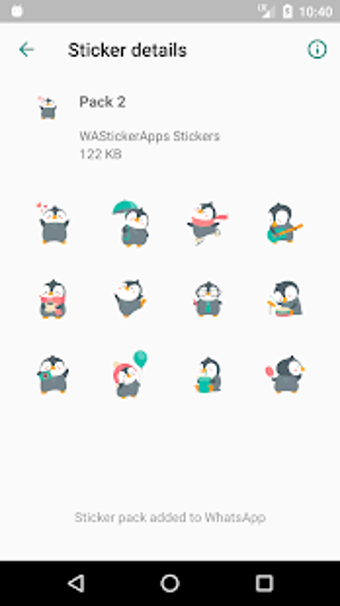 Imagen 2 para Penguin stickers for What…