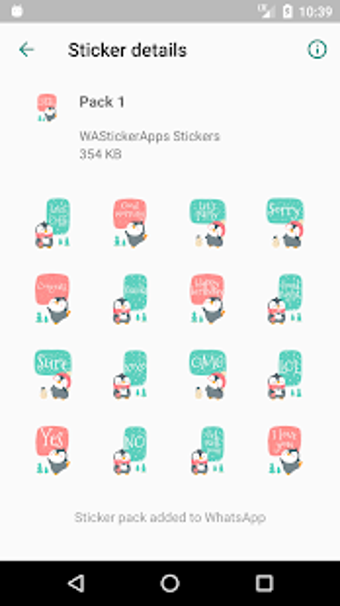 Imagen 3 para Penguin stickers for What…