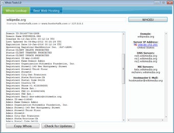 Image 0 for WHOIS Tools